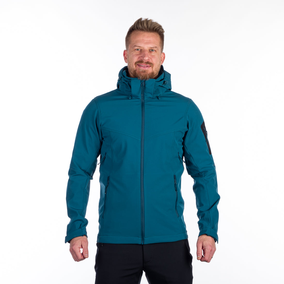 BU-5136OR men's travel softshell hood off jacket 3L TOM