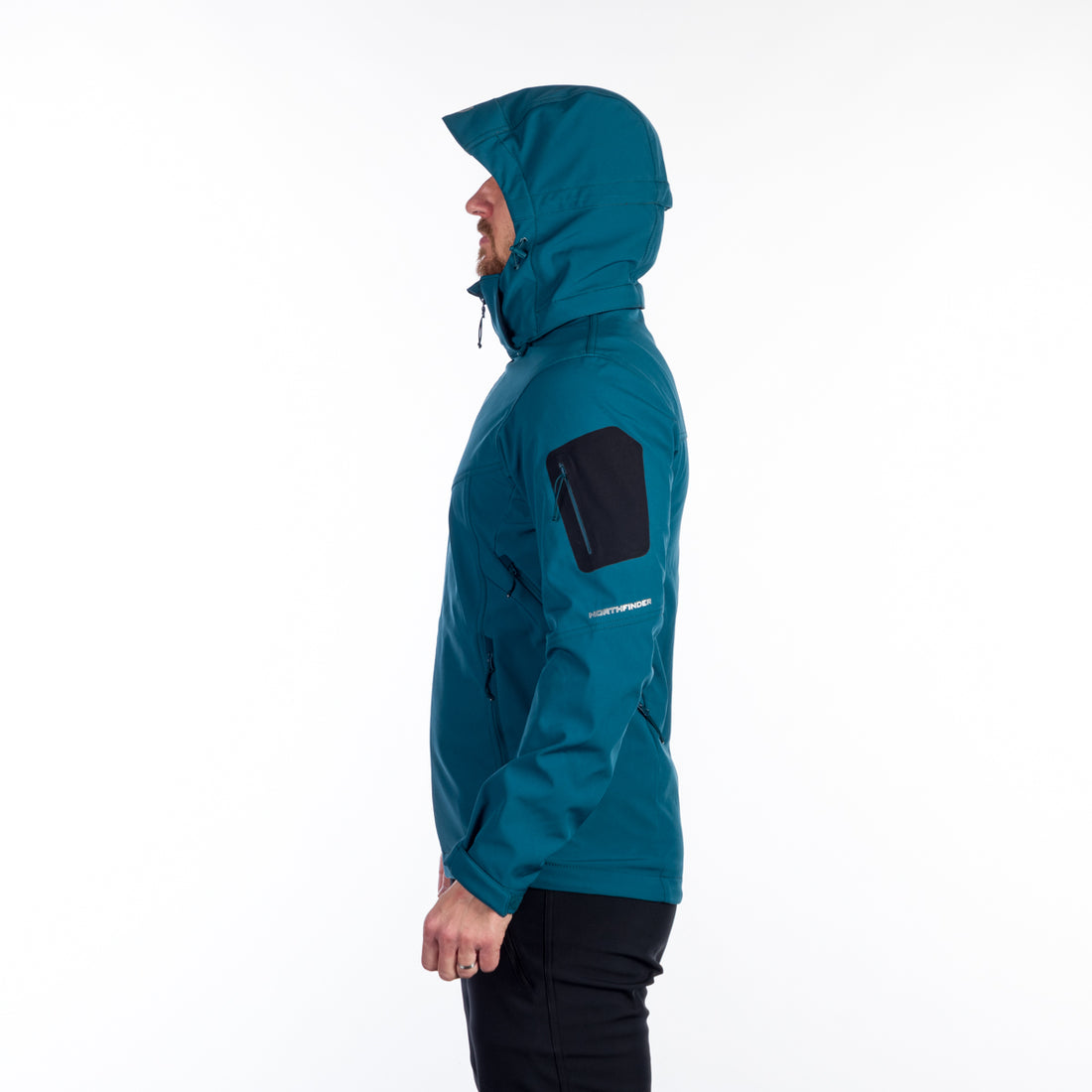 BU-5136OR men's travel softshell hood off jacket 3L TOM