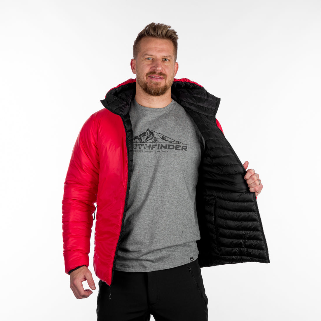 BU-5137OR men's travel insulated reversible jacket WALLACE