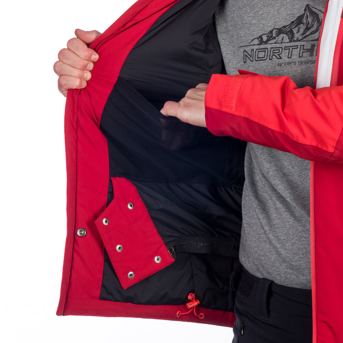 BU-5140SNW men's ski technical jacket fully featured STEPHAN