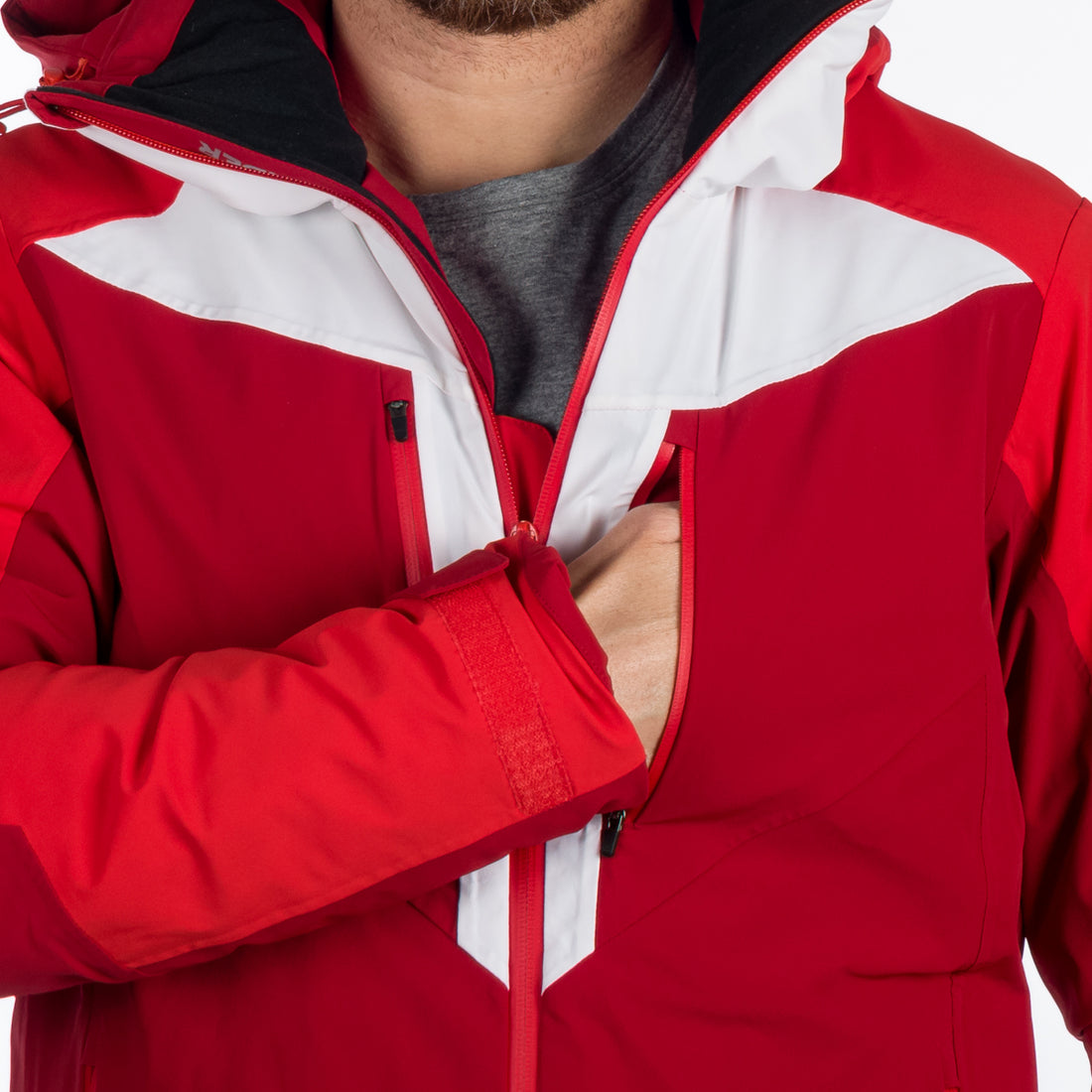 BU-5140SNW men's ski technical jacket fully featured STEPHAN
