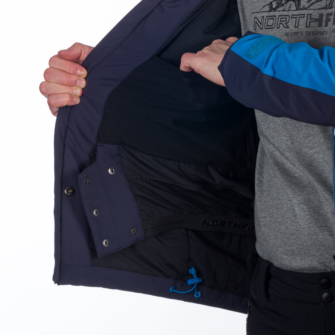 BU-5140SNW men's ski technical jacket fully featured STEPHAN