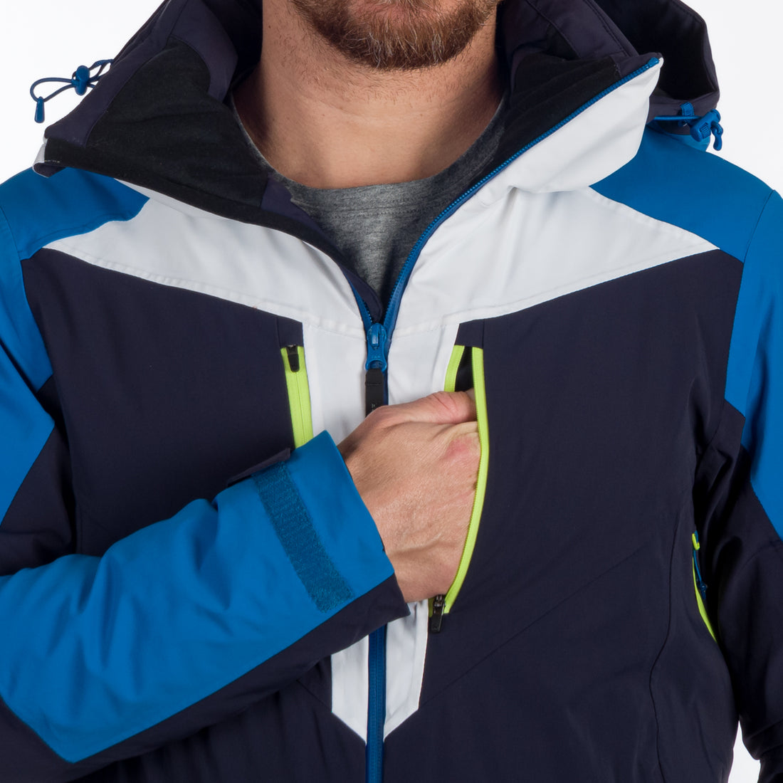 BU-5140SNW men's ski technical jacket fully featured STEPHAN