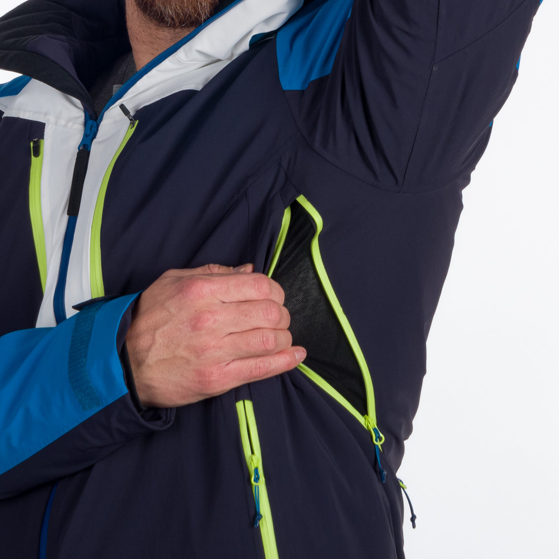 BU-5140SNW men's ski technical jacket fully featured STEPHAN