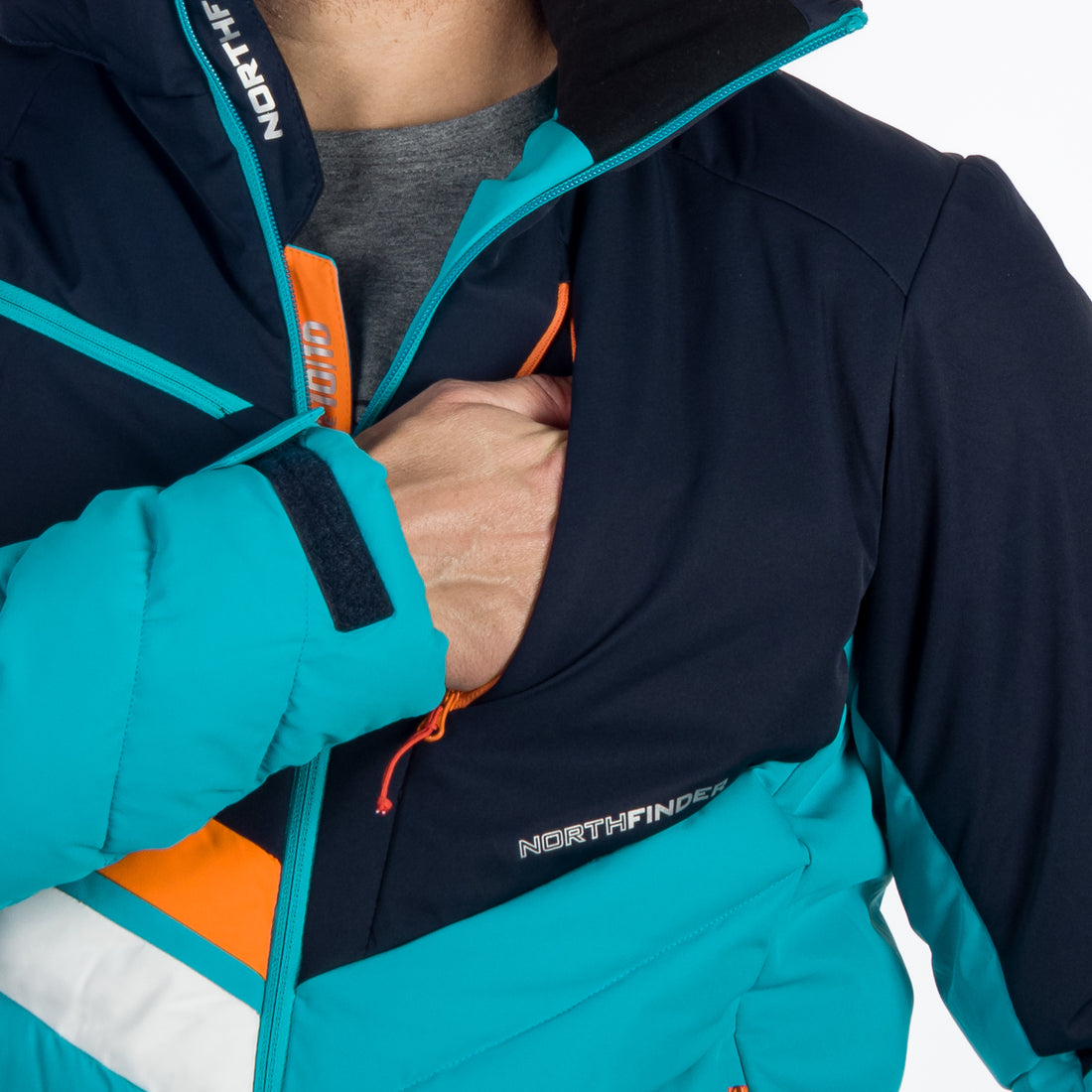 BU-5141SNW men's ski insulated active jacket LAWRENCE