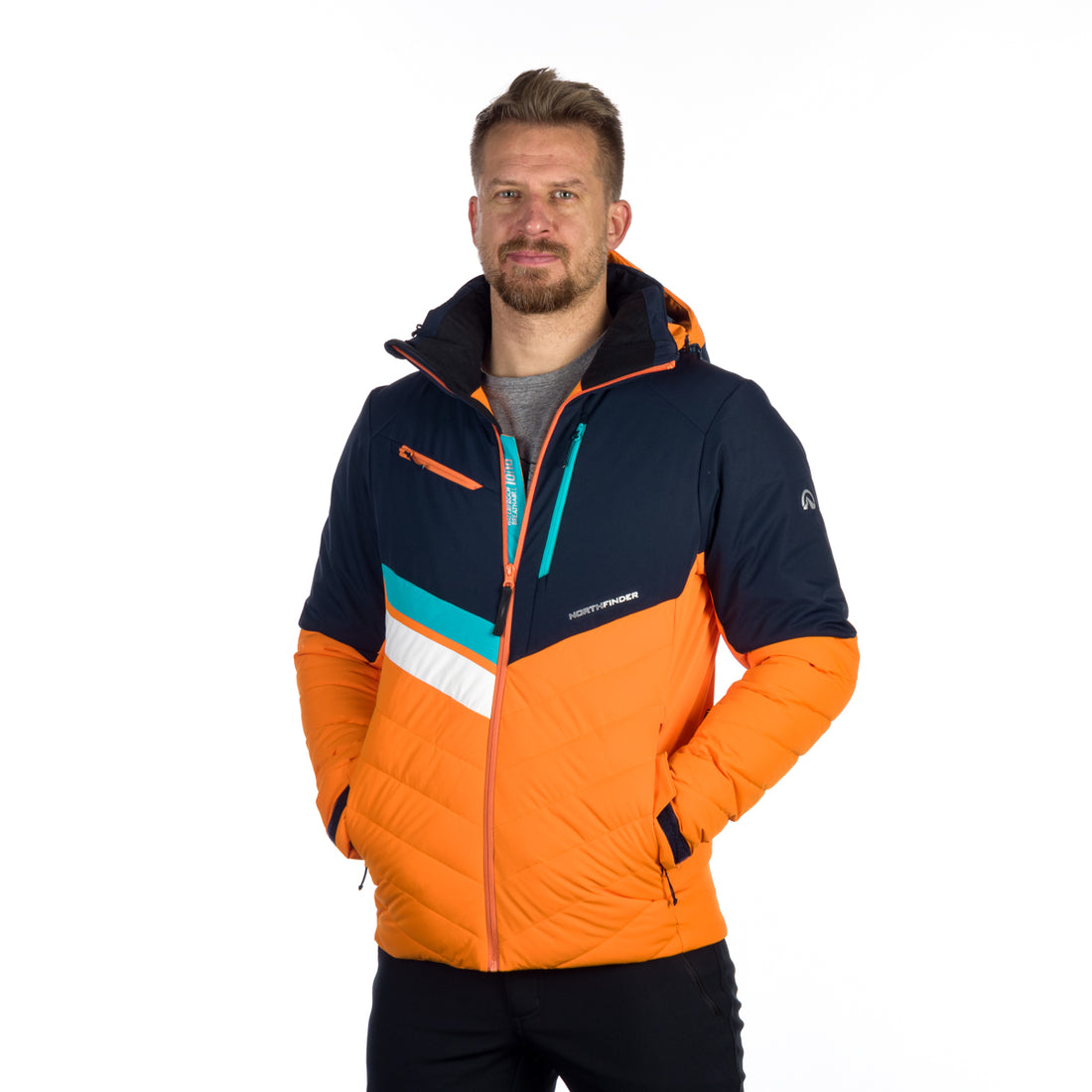 BU-5141SNW men's ski insulated active jacket LAWRENCE
