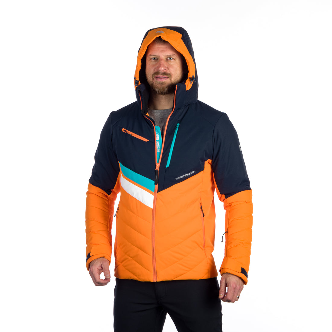 BU-5141SNW men's ski insulated active jacket LAWRENCE