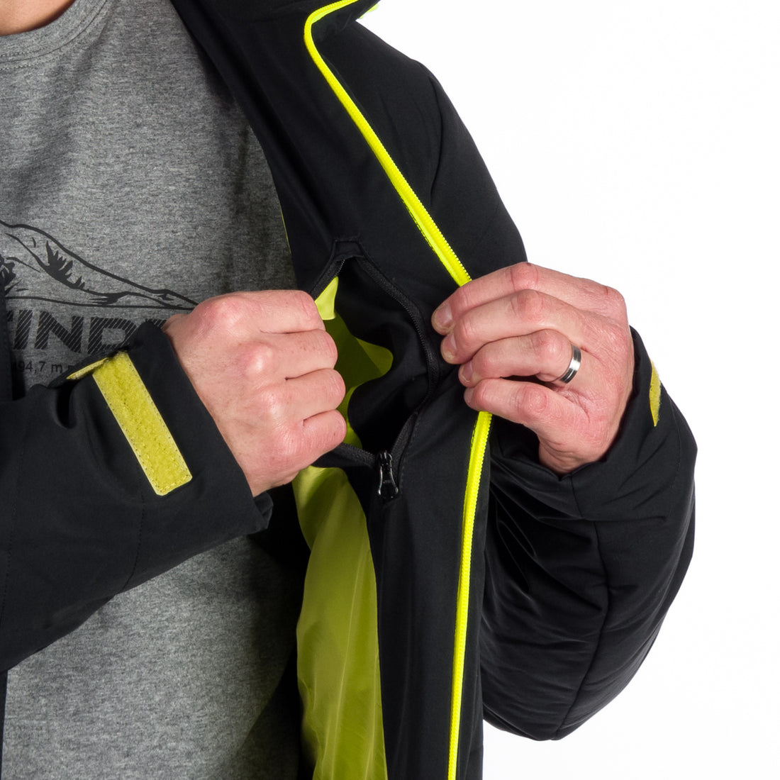 BU-5142SNW men's ski insulated comfort  jacket CLYDE