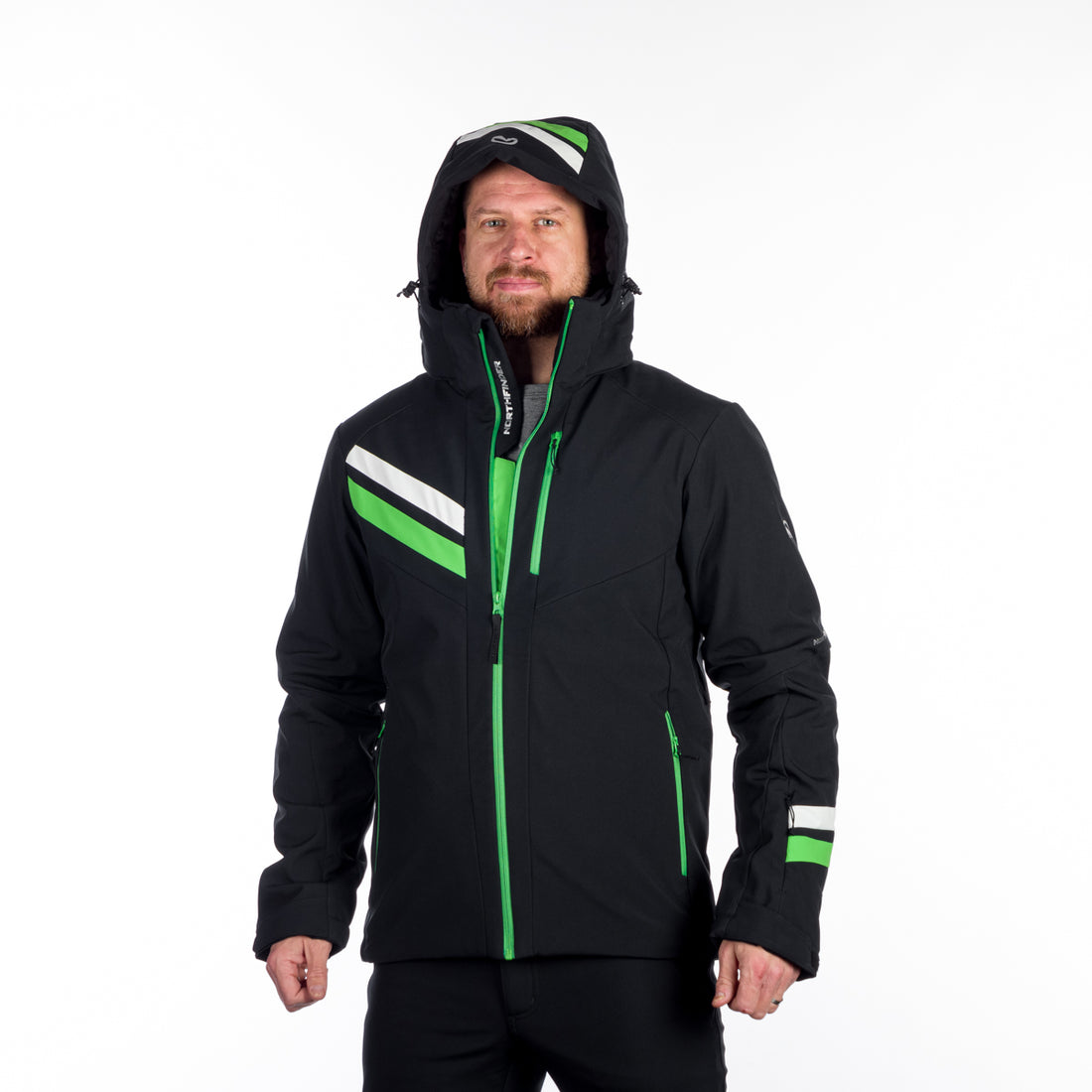BU-5143SNW men's ski softshell insulated jacket ELMER