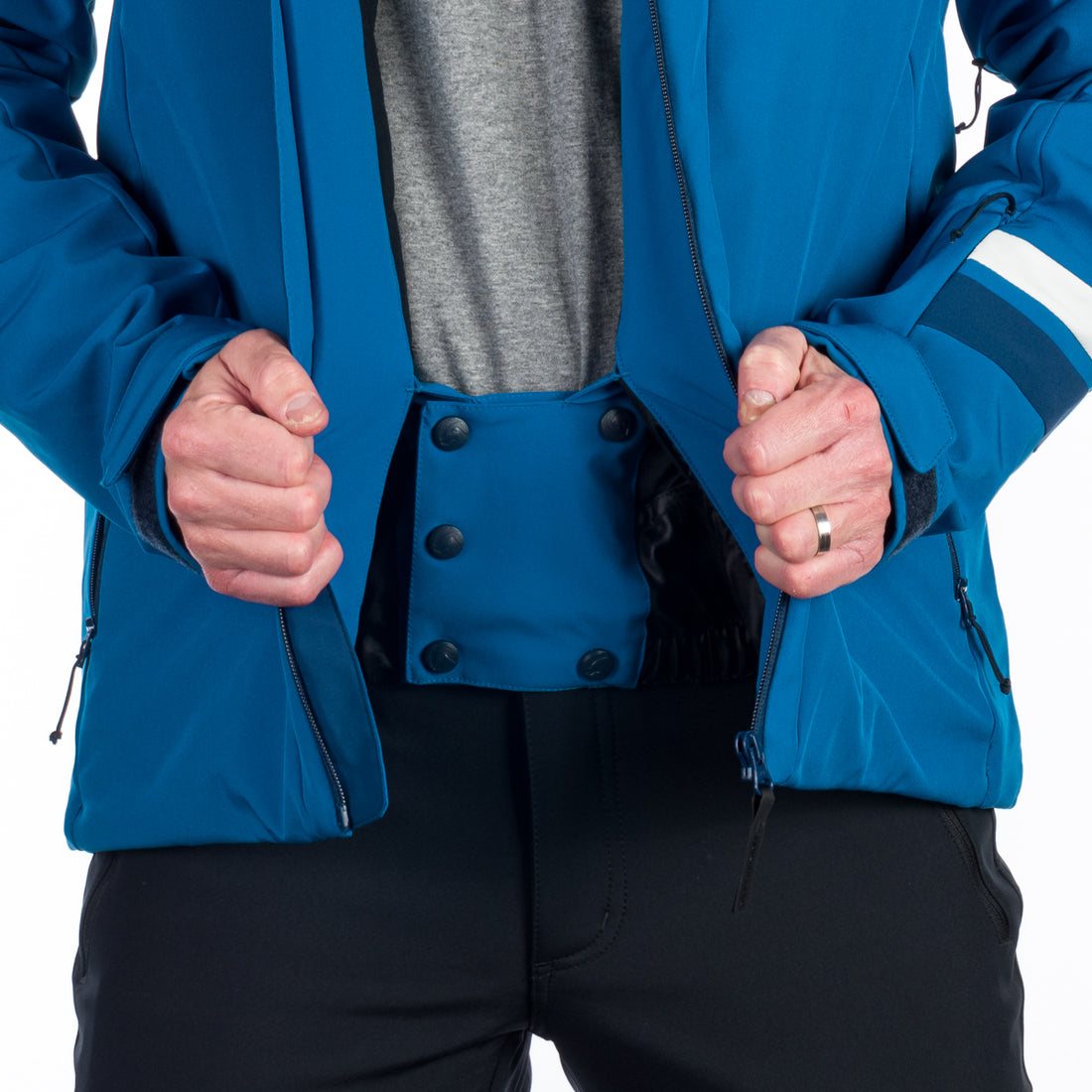 BU-5143SNW men's ski softshell insulated jacket ELMER