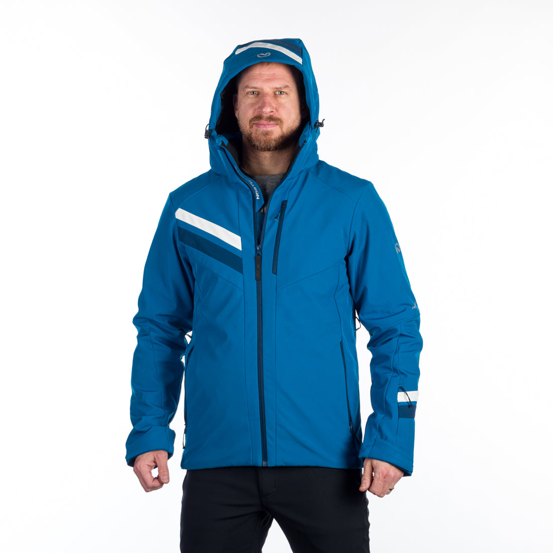 BU-5143SNW men's ski softshell insulated jacket ELMER