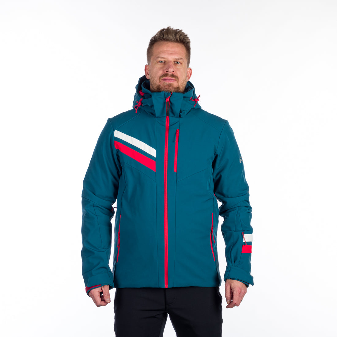 BU-5143SNW men's ski softshell insulated jacket ELMER