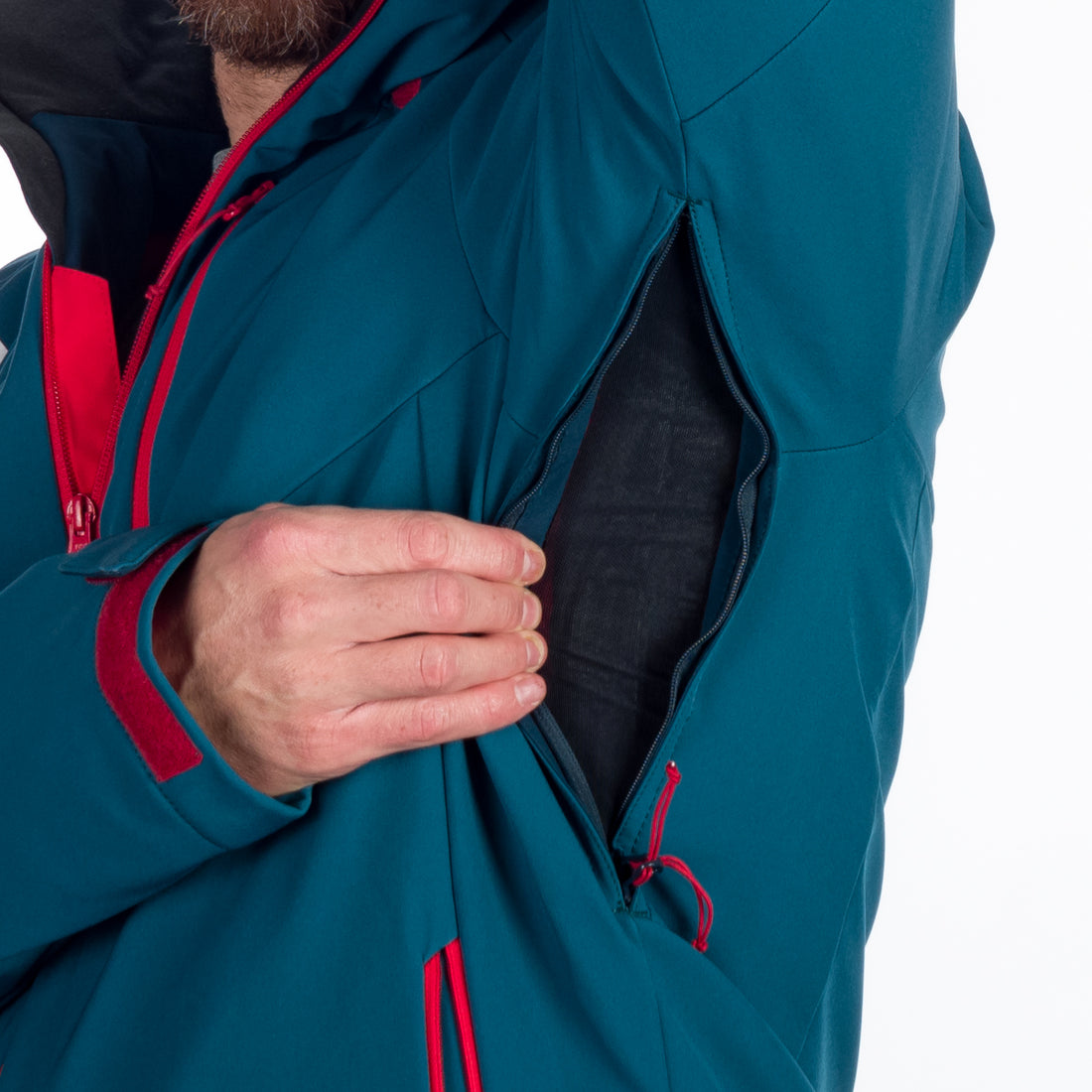 BU-5143SNW men's ski softshell insulated jacket ELMER