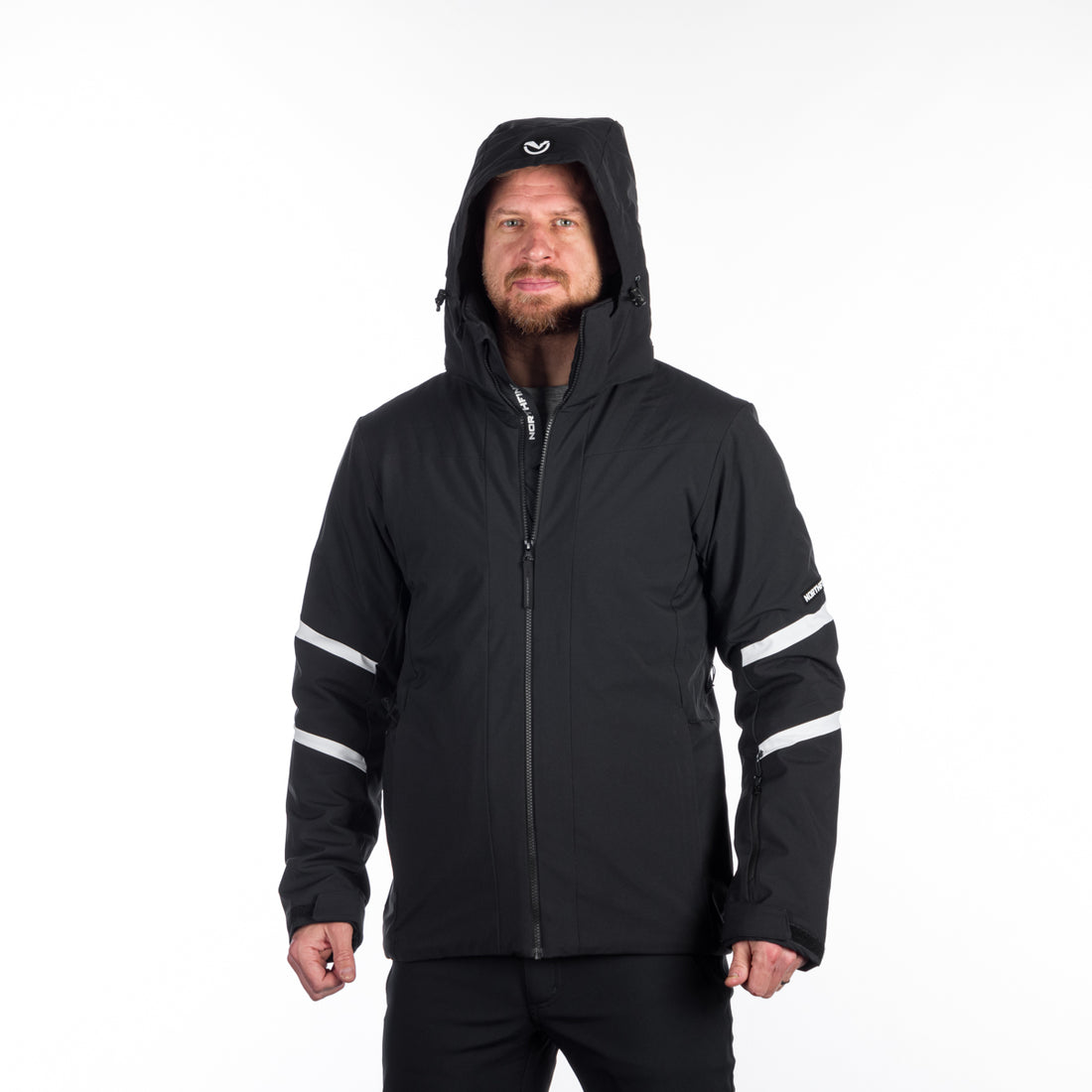 BU-5144SNW men's ski softshell insulated jacket LESTER