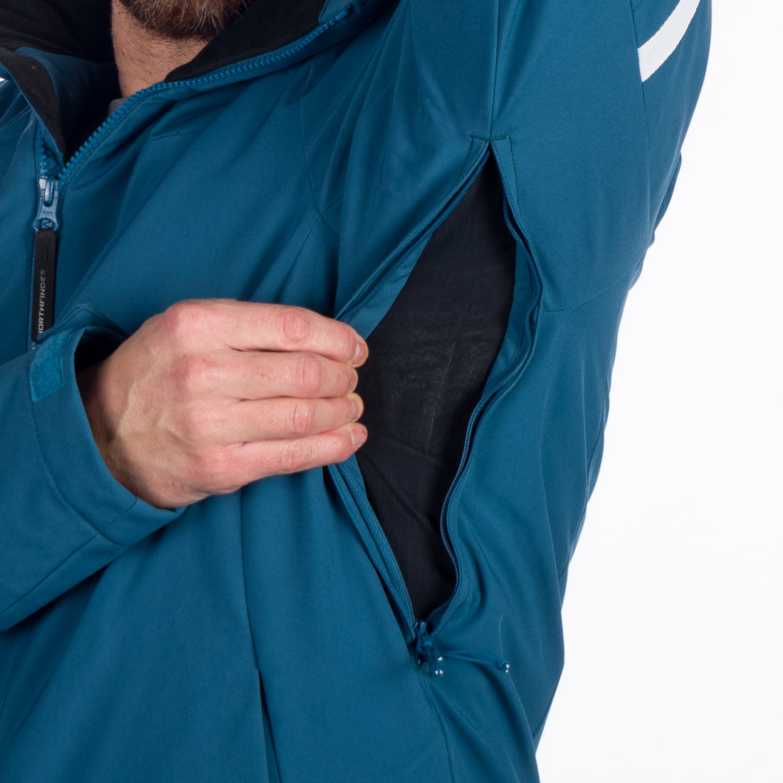 BU-5144SNW men's ski softshell insulated jacket LESTER