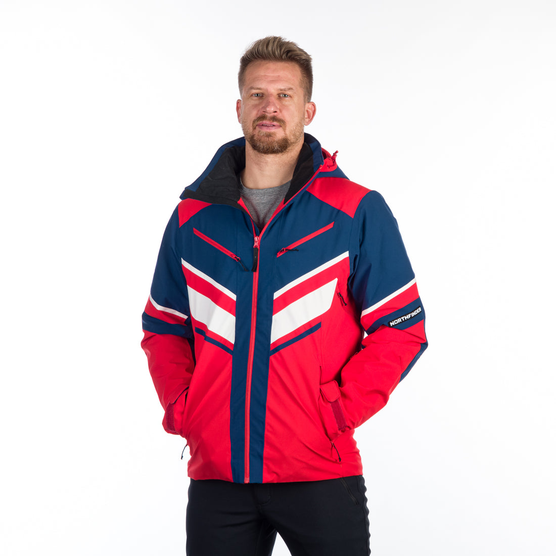 BU-5145SNW men's ski insulated trendy jacket EARL