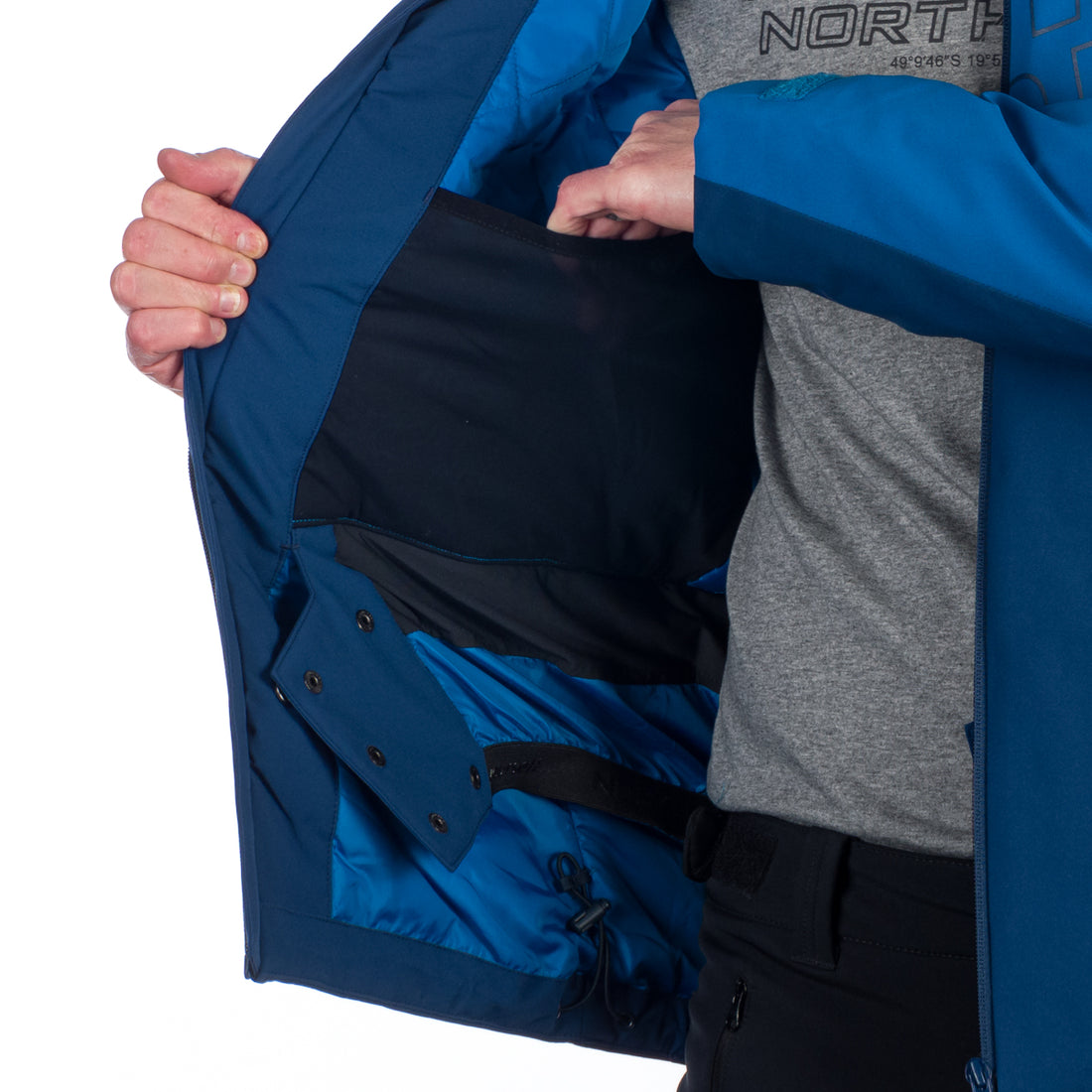 BU-5146SNW men's ski insulated trendy jacket WILBUR