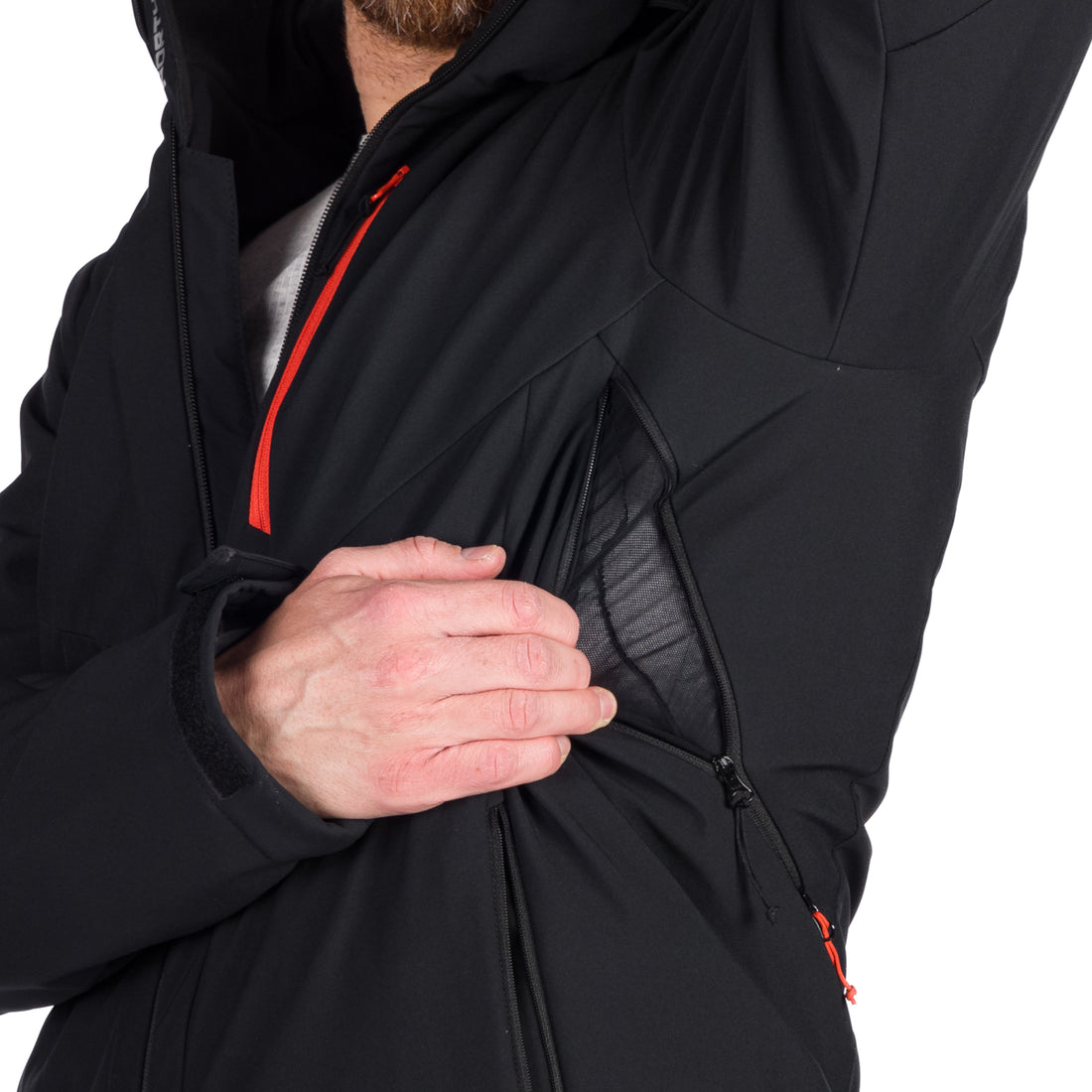 BU-5147SNW men's ski softshell insulated jacket ARNOLD