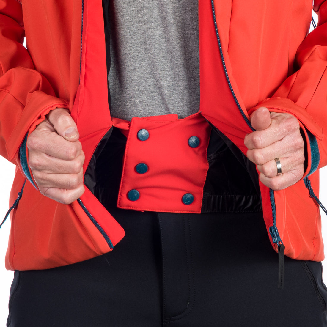 BU-5147SNW men's ski softshell insulated jacket ARNOLD