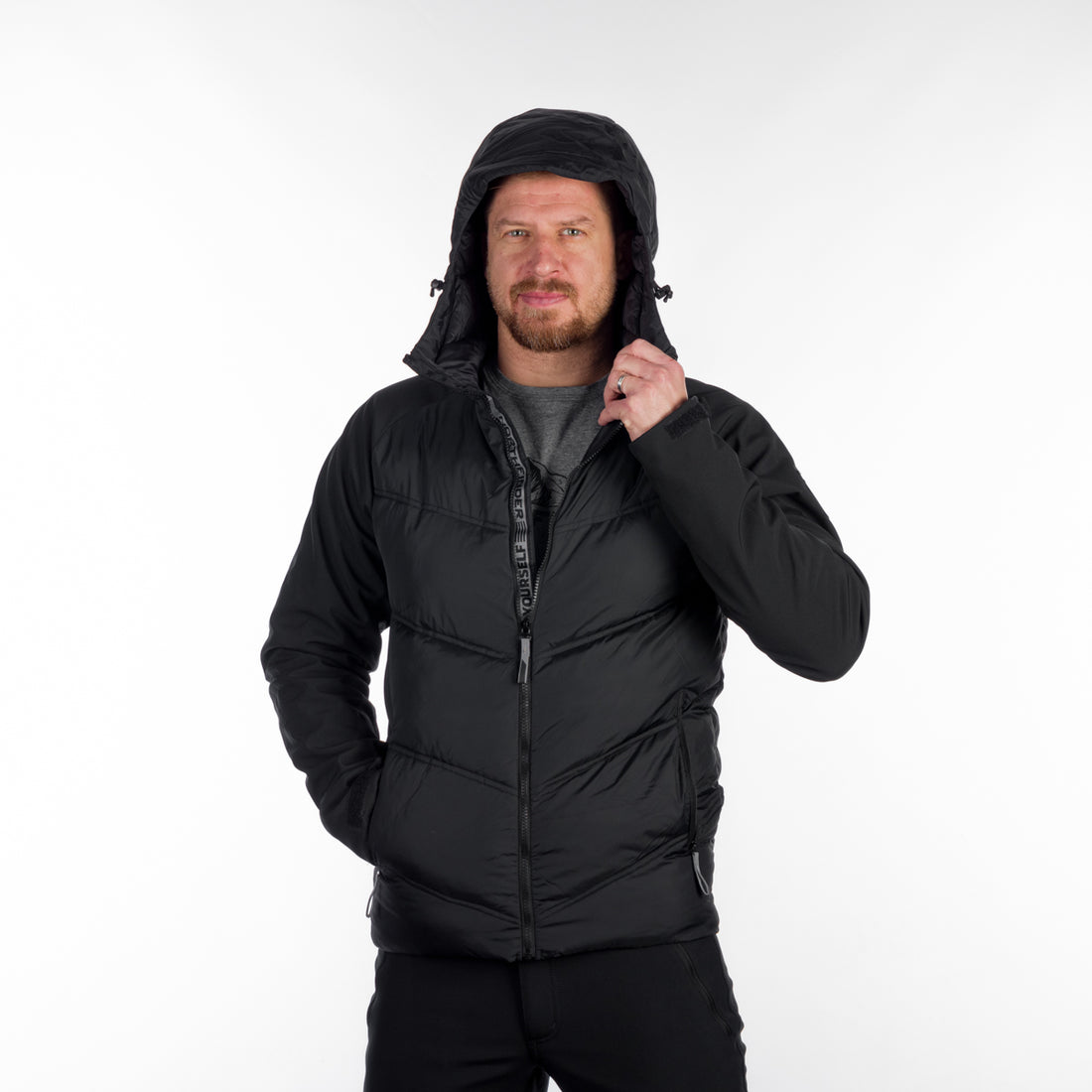 BU-5151SP men's insulated jacket combined with softshell LOREN