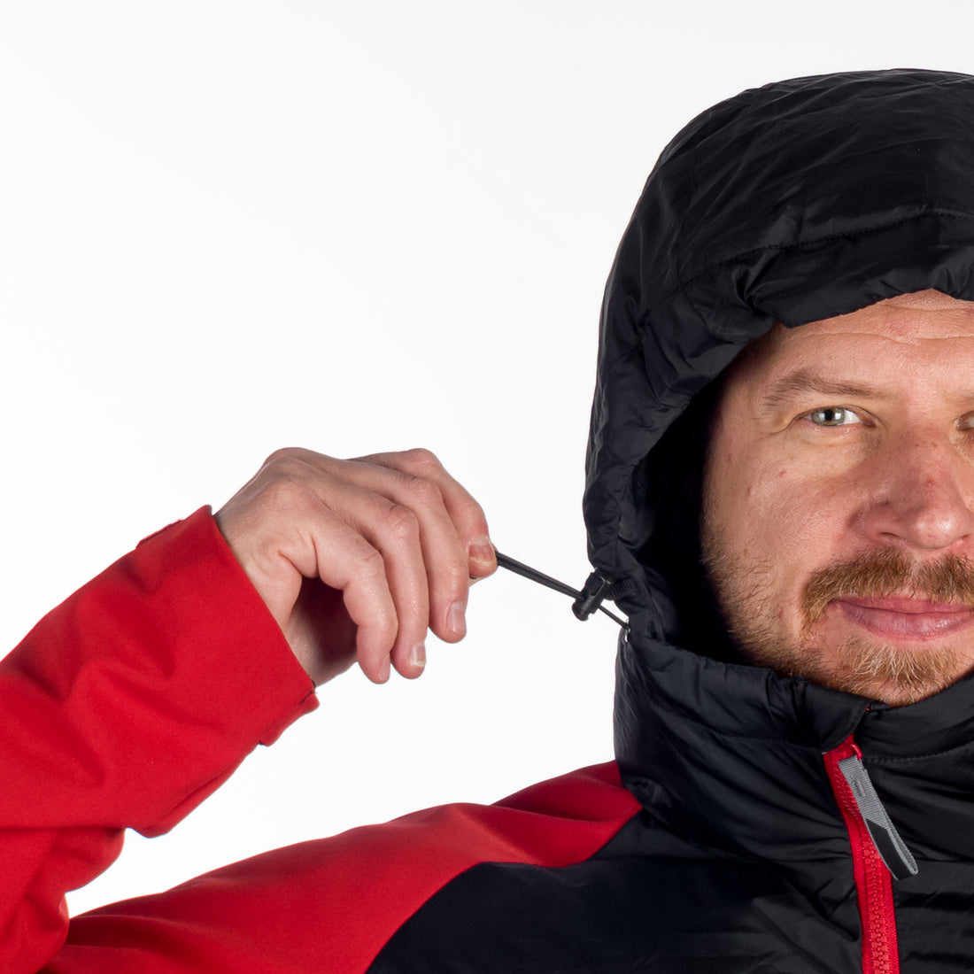 BU-5151SP men's insulated jacket combined with softshell LOREN