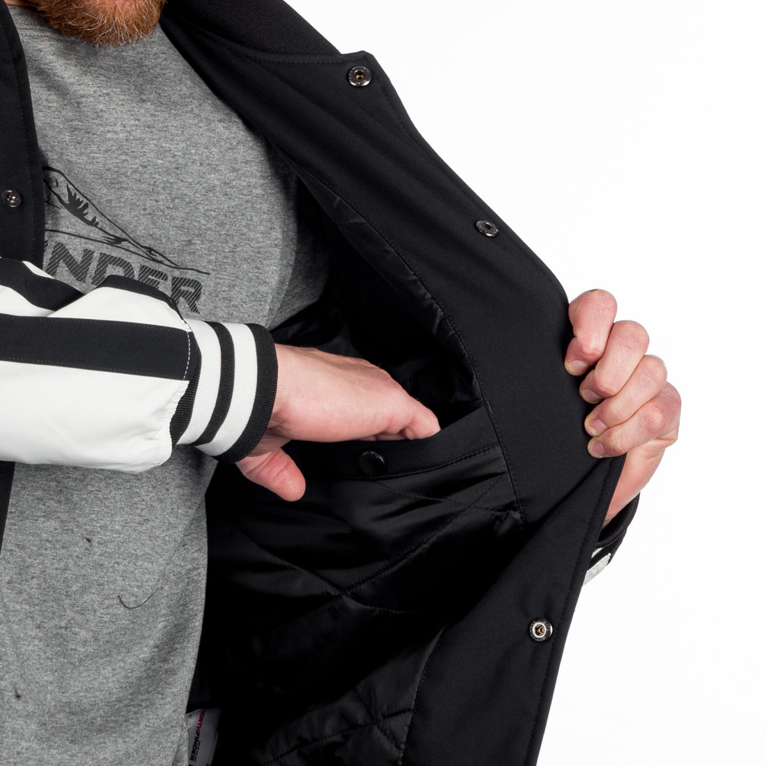 BU-5152SP men´s street softshell bomber KENT