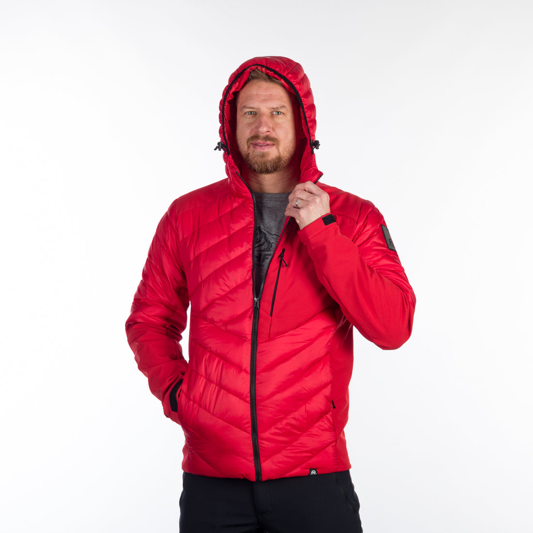 BU-5153SP men's urban insulated jacket combination with softshell BARRY