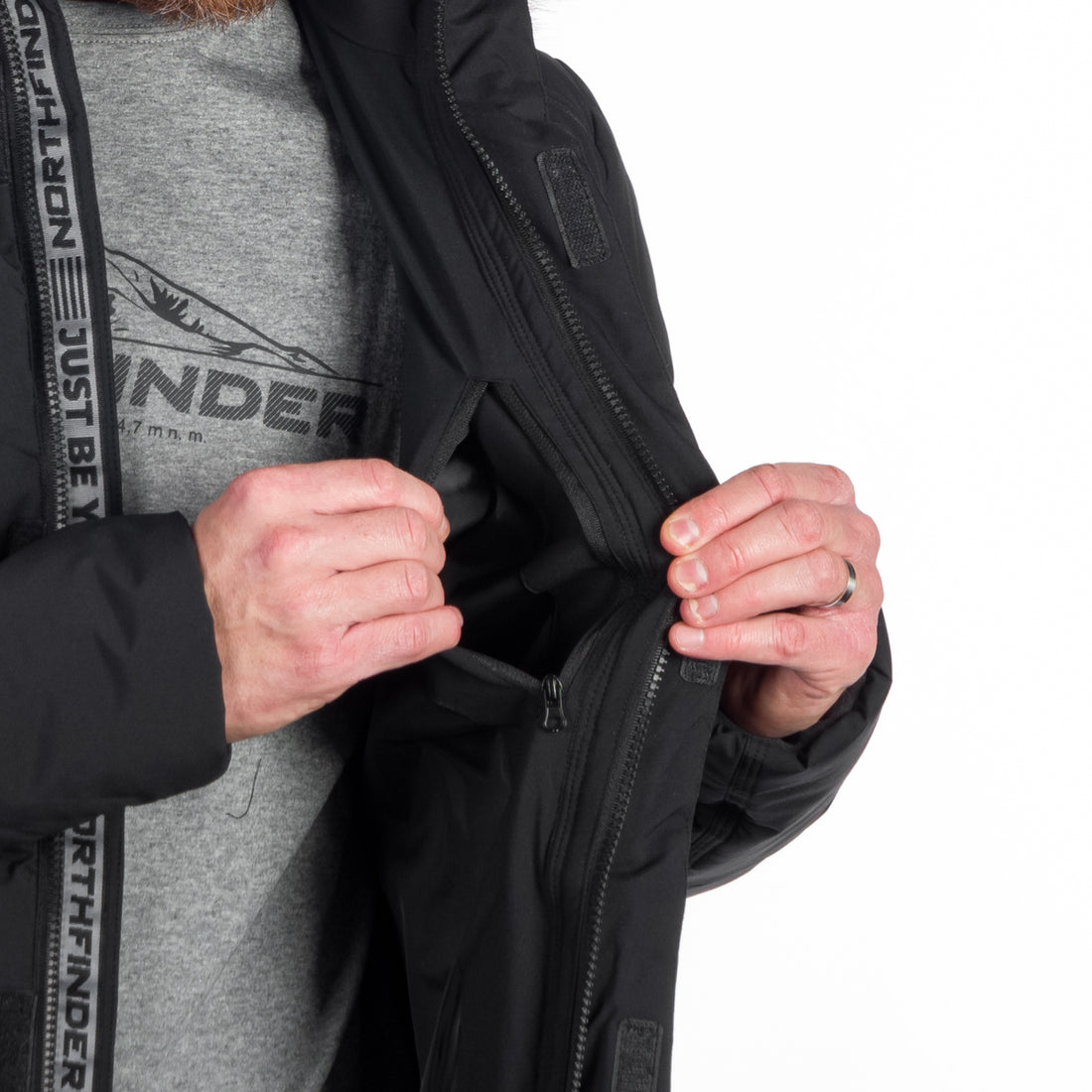 BU-5155SP men's casual trendy insulated jacket JERALD