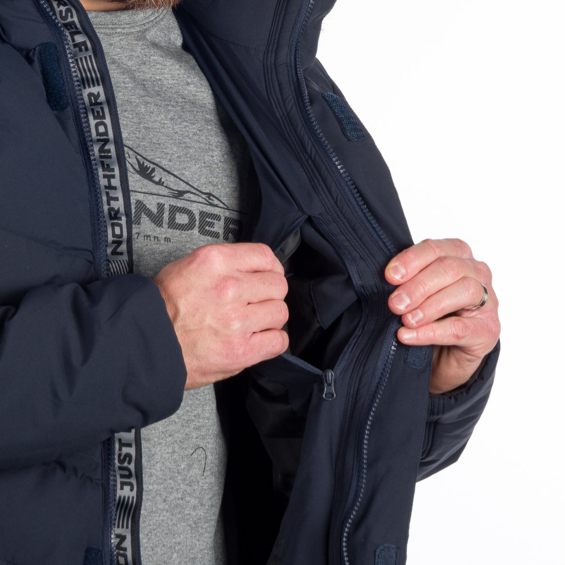 BU-5155SP men's casual trendy insulated jacket JERALD