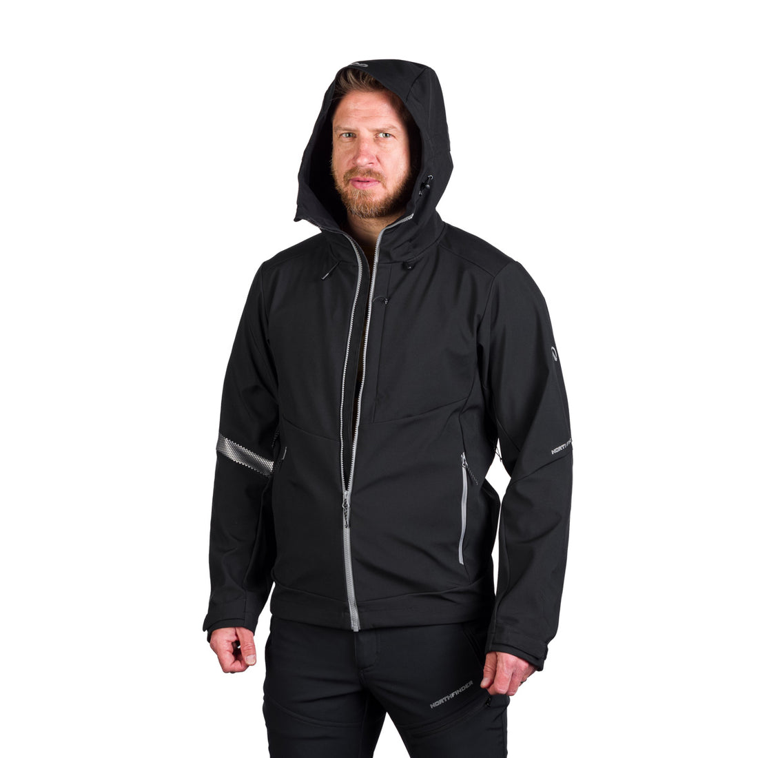 BU-5181OR men's outdoor hoody mountain softshell 3L jacket MONTE