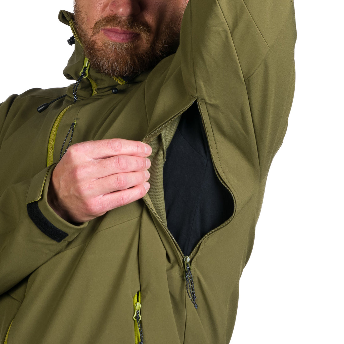 BU-5181OR men's outdoor hoody mountain softshell 3L jacket MONTE