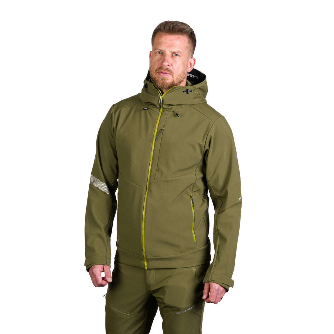 BU-5181OR men's outdoor hoody mountain softshell 3L jacket MONTE