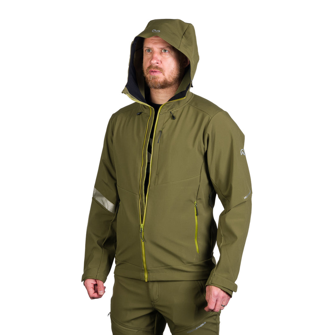 BU-5181OR men's outdoor hoody mountain softshell 3L jacket MONTE