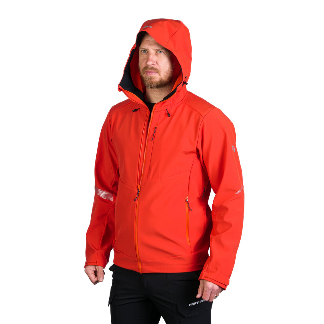 BU-5181OR men's outdoor hoody mountain softshell 3L jacket MONTE
