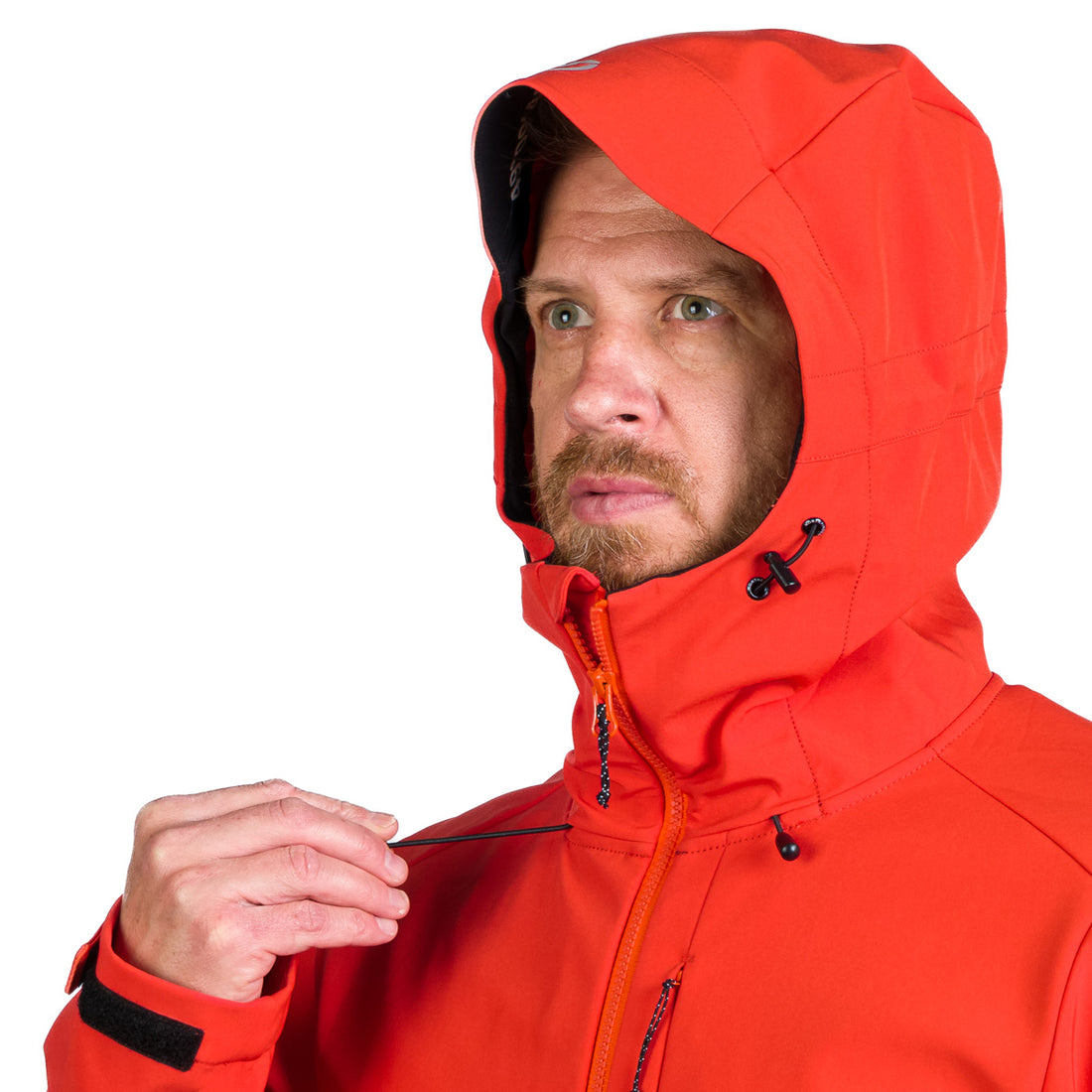 BU-5181OR men's outdoor hoody mountain softshell 3L jacket MONTE