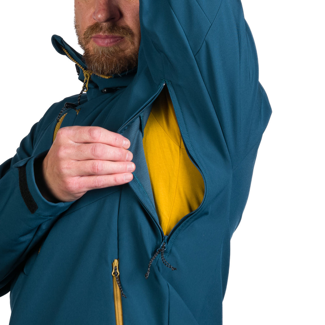 BU-5181OR men's outdoor hoody mountain softshell 3L jacket MONTE