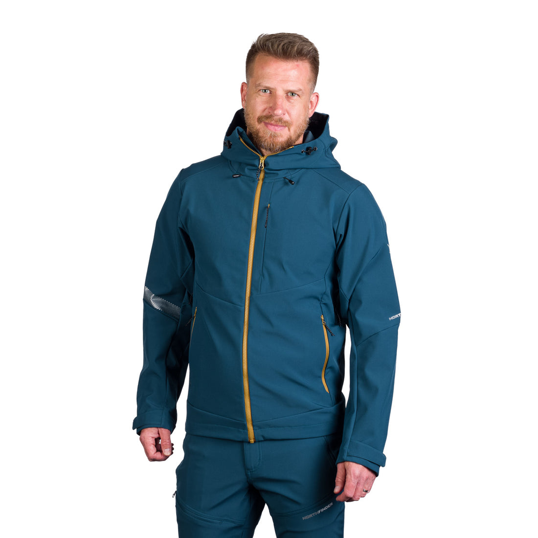BU-5181OR men's outdoor hoody mountain softshell 3L jacket MONTE
