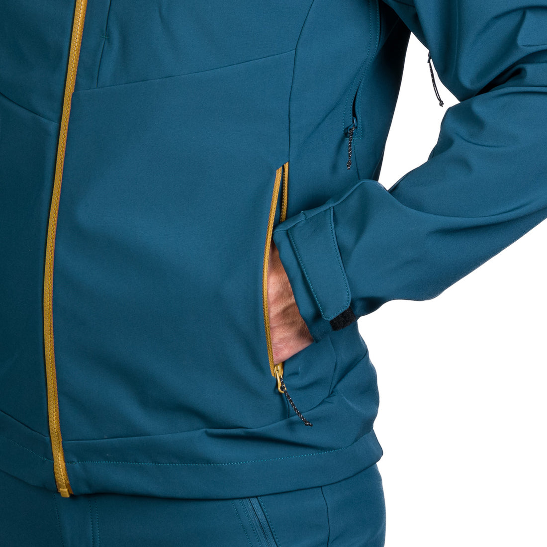 BU-5181OR men's outdoor hoody mountain softshell 3L jacket MONTE