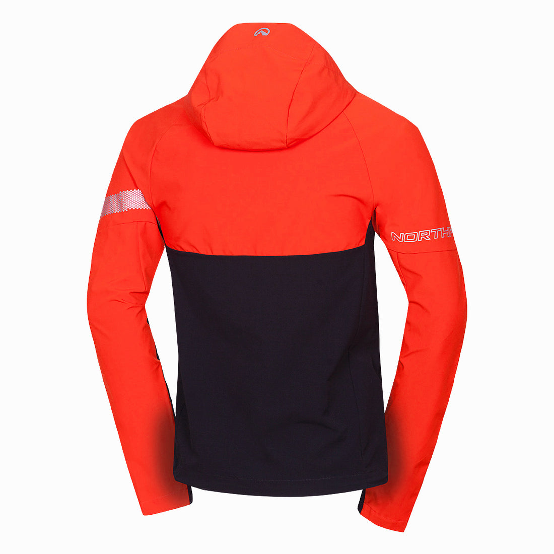 BU-5182OR men's trekking hybrid softshell active jacket RANDAL