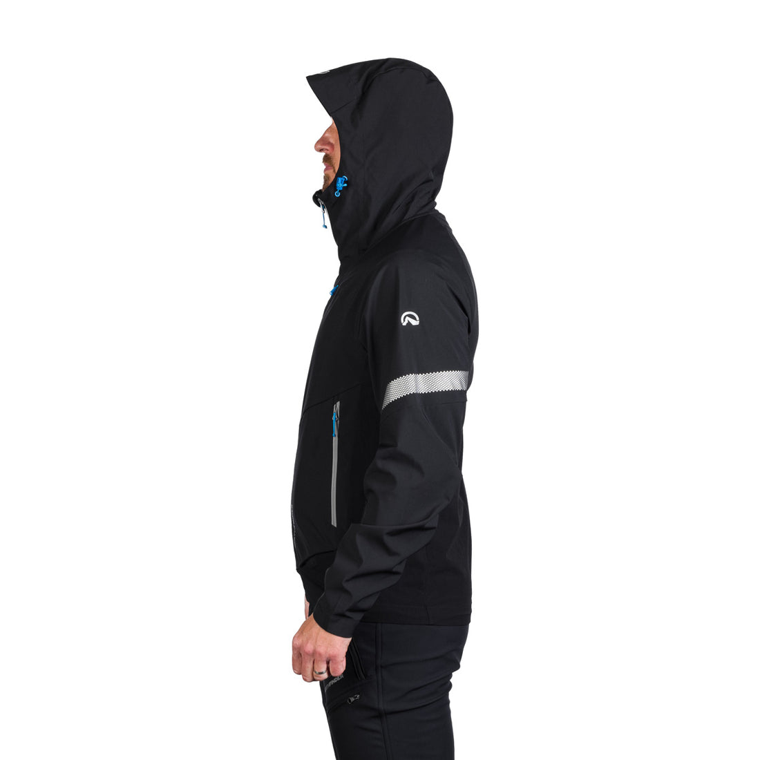 BU-5182OR men's trekking hybrid softshell active jacket RANDAL