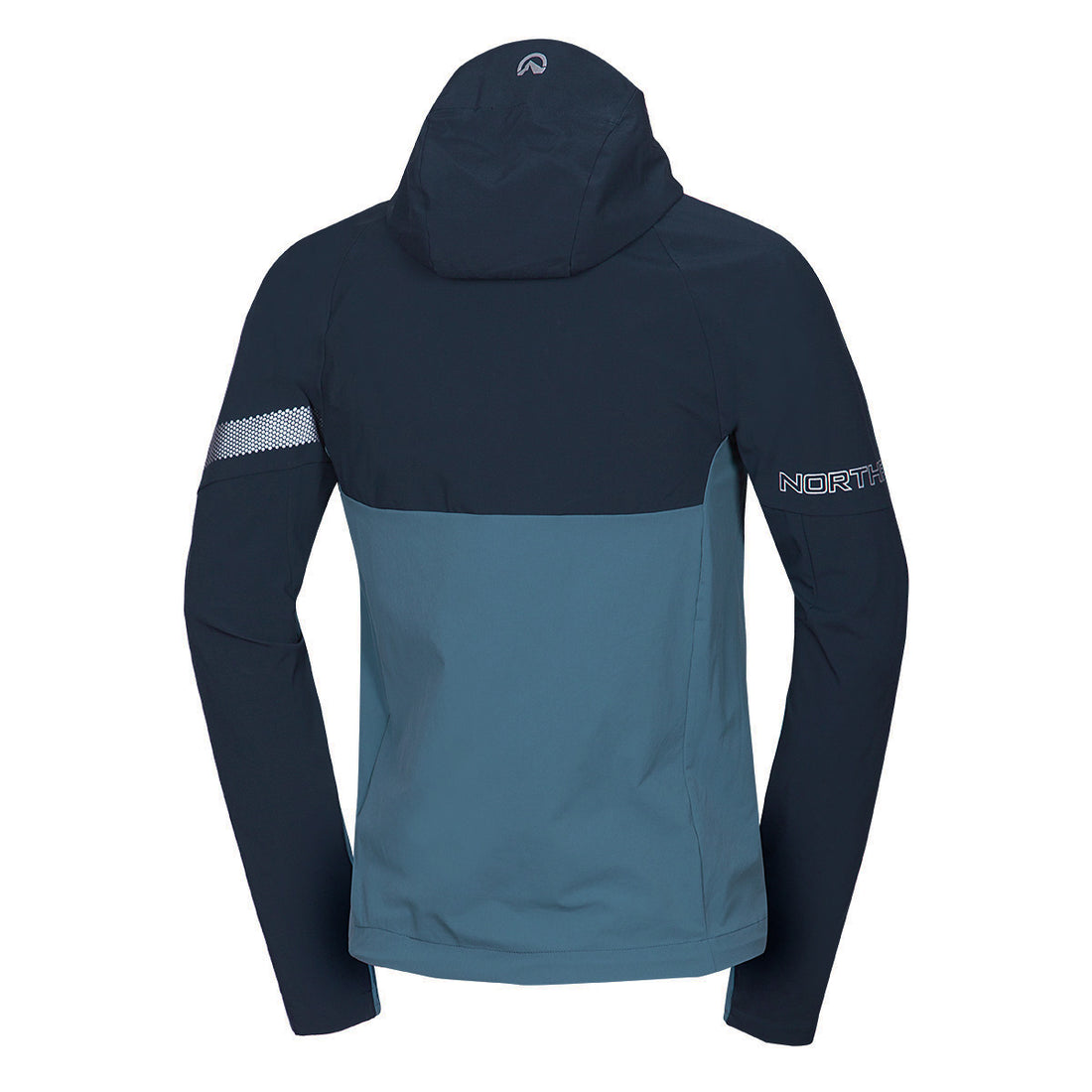 BU-5182OR men's trekking hybrid softshell active jacket RANDAL
