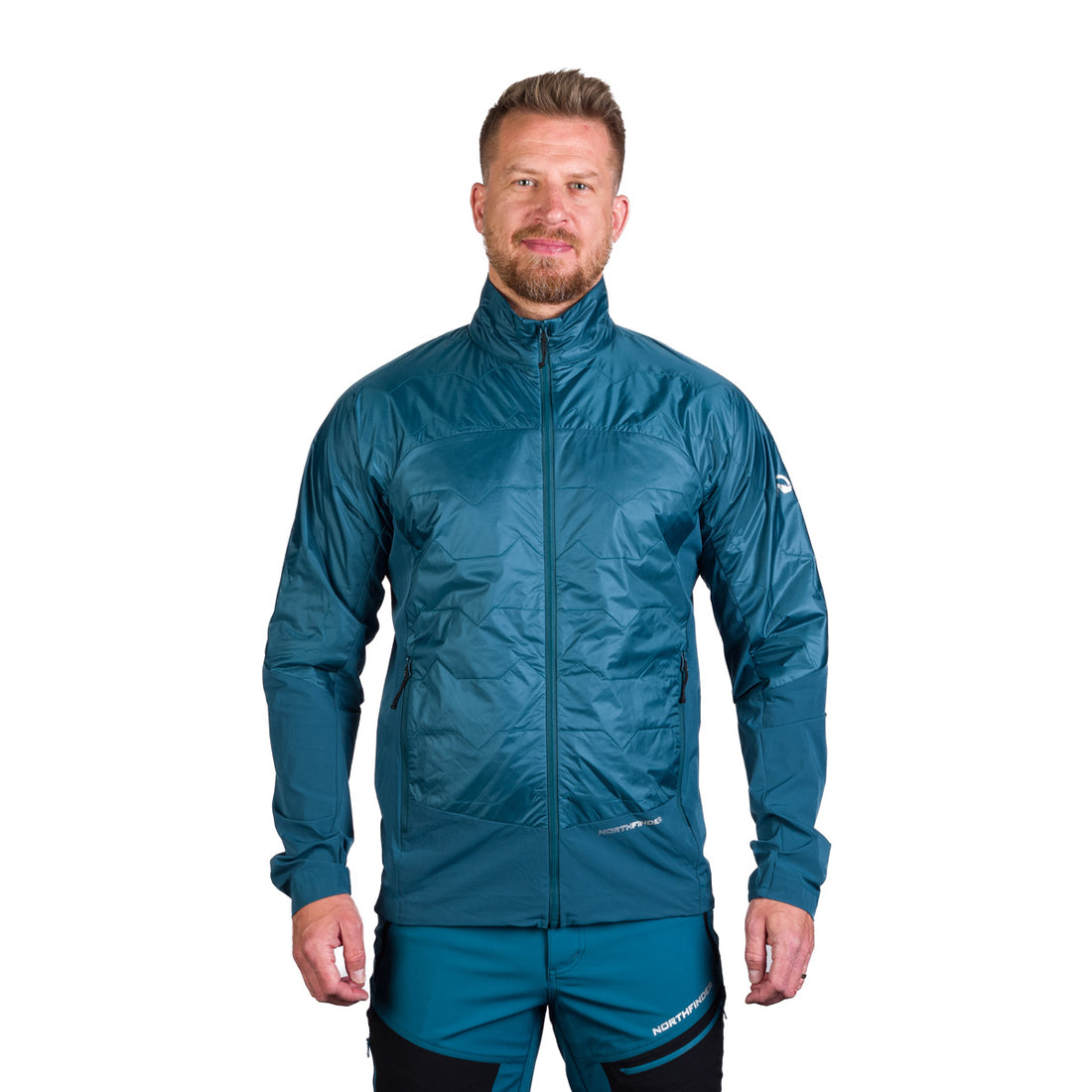 BU-5186OR men's light insulated active hybrid jacket  ROCKY
