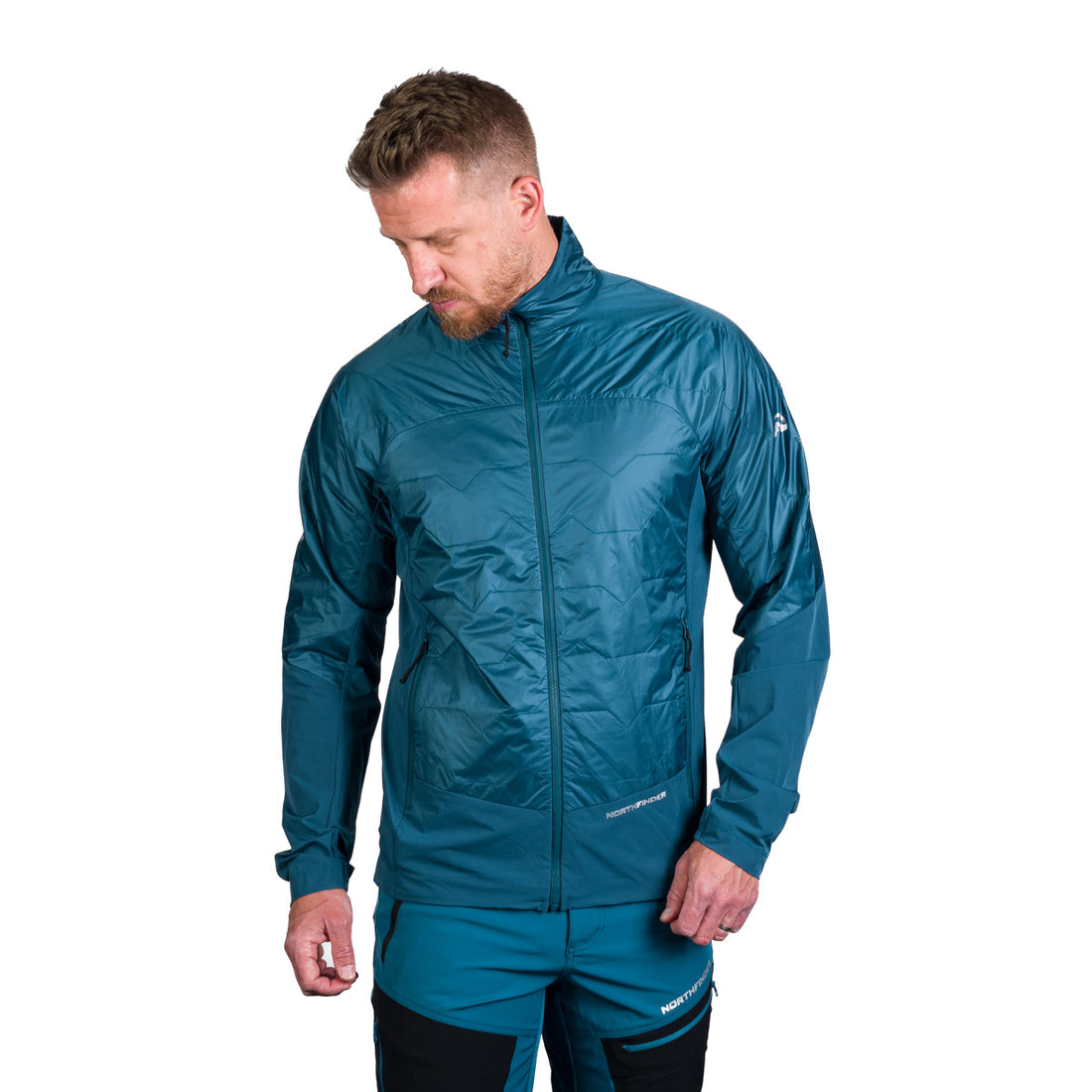 BU-5186OR men's light insulated active hybrid jacket  ROCKY