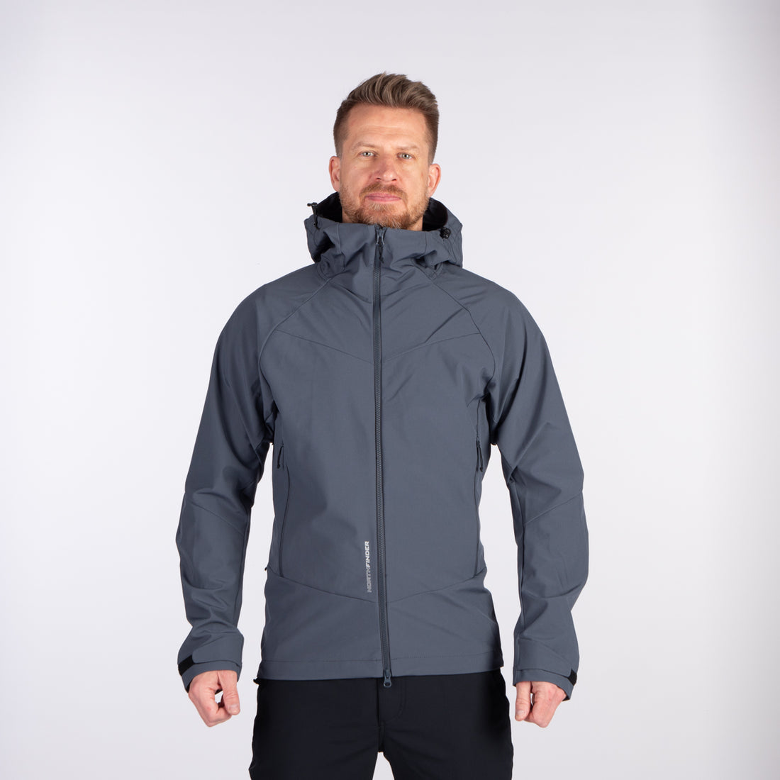 BU-52001OR men's outdoor softshell jacket 3L