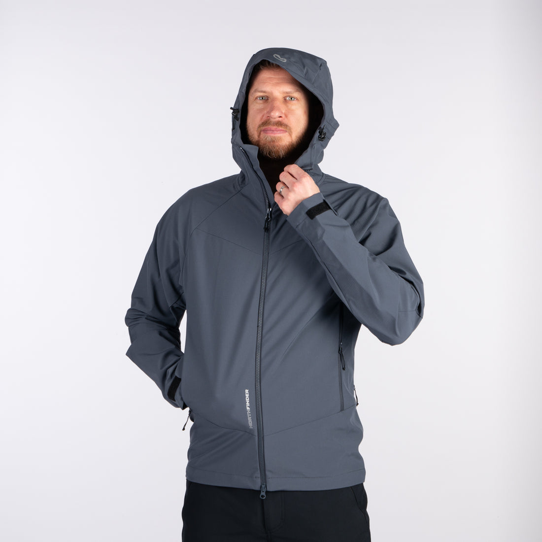 BU-52001OR men's outdoor softshell jacket 3L