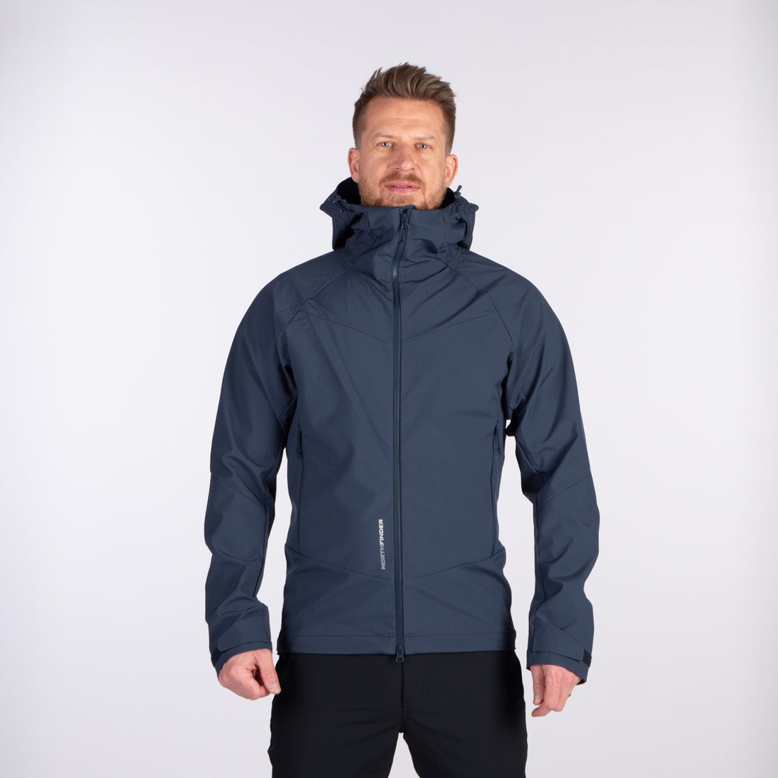 BU-52001OR men's outdoor softshell jacket 3L