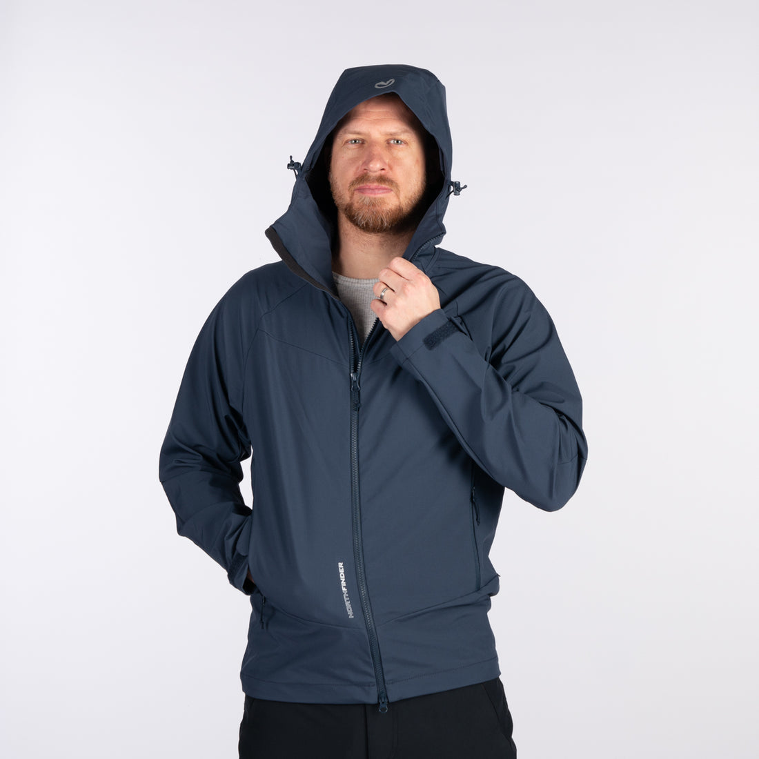 BU-52001OR men's outdoor softshell jacket 3L