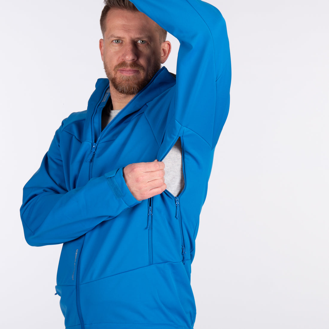 BU-52003OR men's outdoor softshell jacket 3L