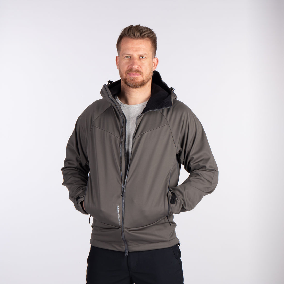 BU-52003OR men's outdoor softshell jacket 3L