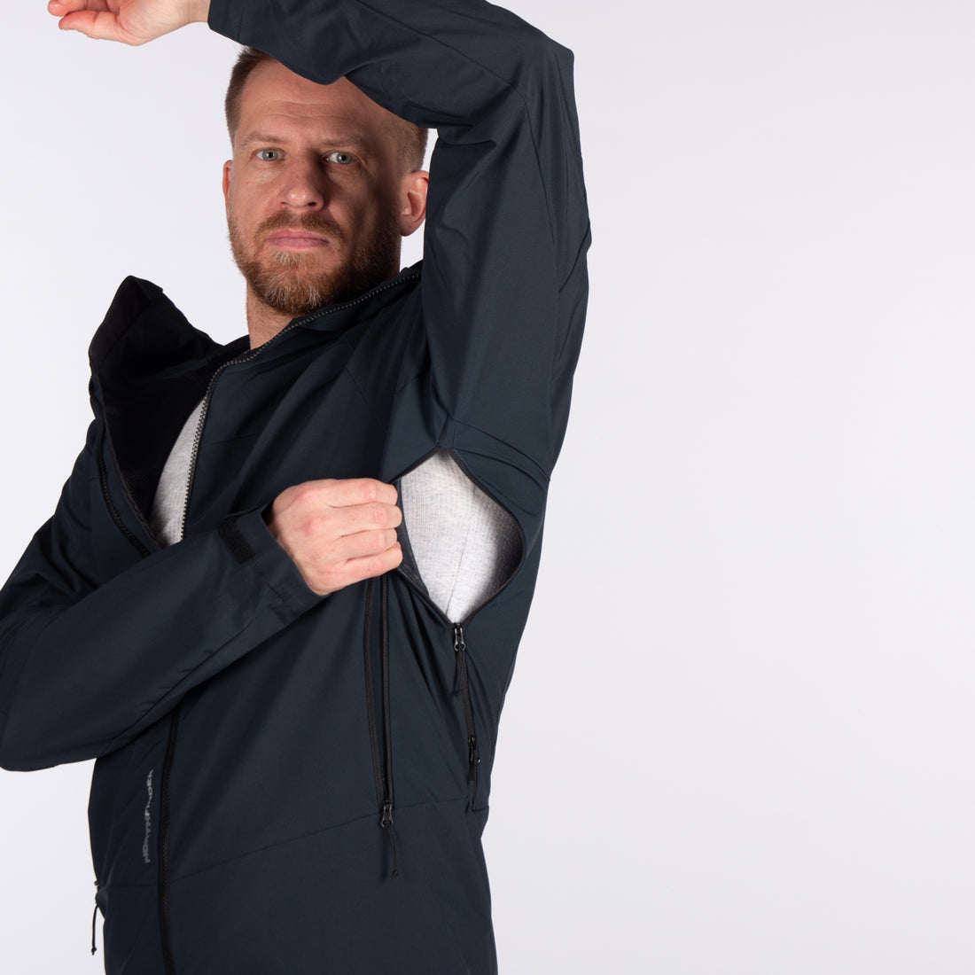 BU-52004OR men's outdoor softshell jacket 3L